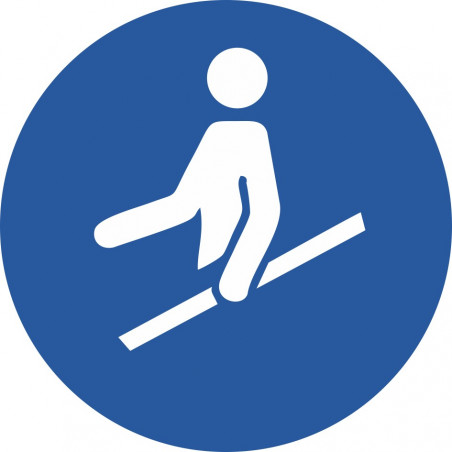 Utiliser la main courante