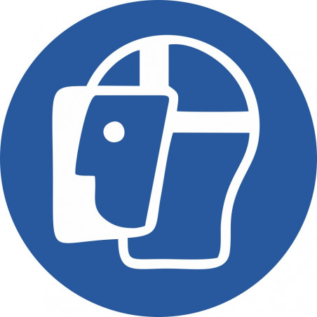 Visière de protection obligatoire