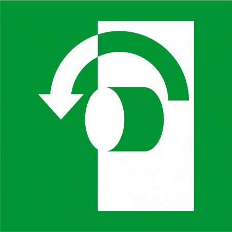 Tourner en sens inverse des aiguilles d’une montre pour ouvrir