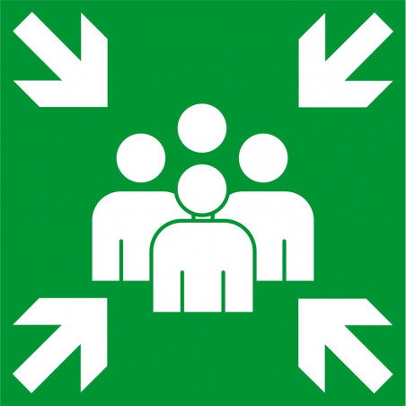 Point de rassemblement après évacuation