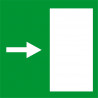 Issue de secours à droite