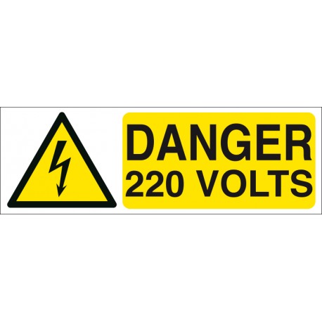 Danger 220 volts