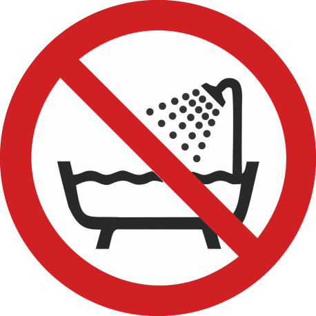 Ne pas utiliser ce dispositif dans une baignoire, une douche ou dans un réservoir rempli d’eau