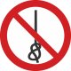 Ne pas faire de noeuds avec la corde