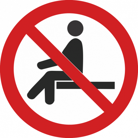 Interdiction de s’asseoir