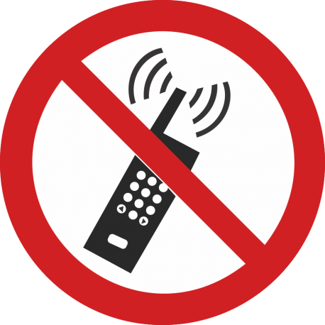 Interdiction d’activer des téléphones mobiles