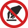 Interdiction de toucher
