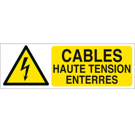 Cables haute tension enterrés