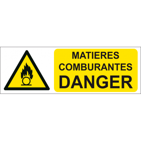 Matières comburantes danger