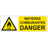 Matières comburantes danger