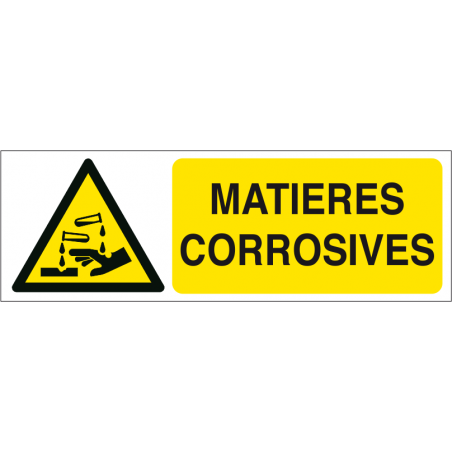 Matières corrosives