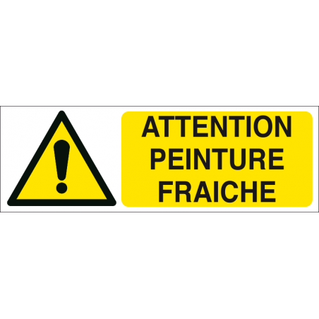 Attention peinture fraîche