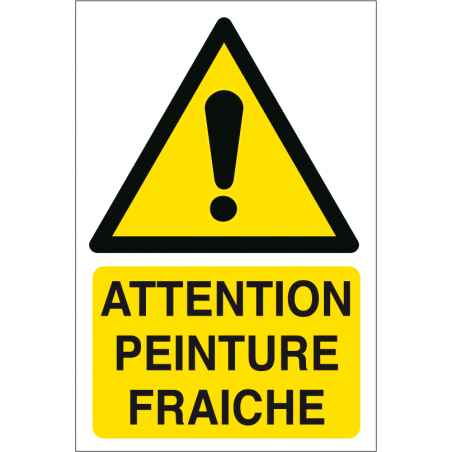 Attention peinture fraîche