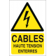 Cables haute tension enterrés