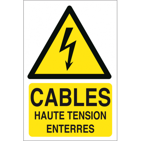 Cables haute tension enterrés