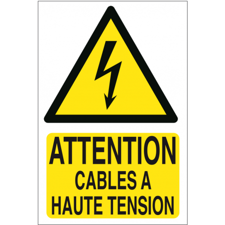 Attention câbles à haute tension