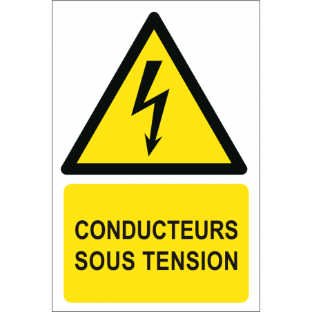 Conducteurs sous tension