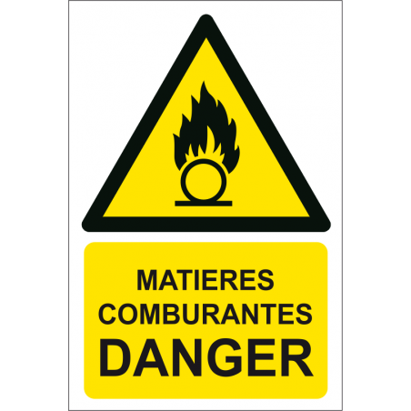 Matières comburantes danger
