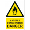 Matières comburantes danger