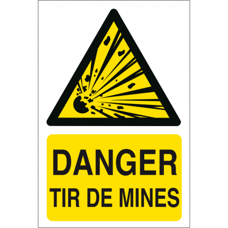 Danger tir de mines