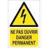 Ne pas ouvrir danger permanent