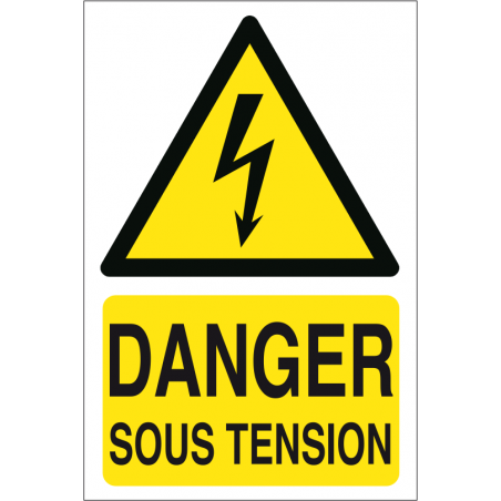 Danger sous tension
