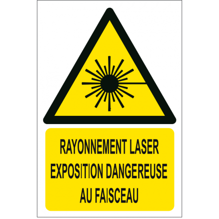 Rayonnement laser exposition dangereuse au faisceau