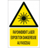 Rayonnement laser exposition dangereuse au faisceau
