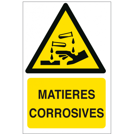 Matières corrosives