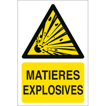 Matières explosives