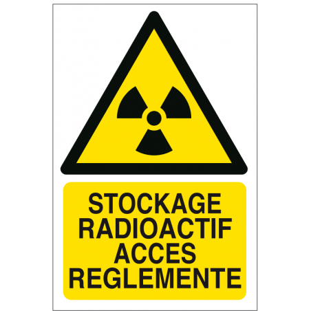 Stockage radioactif accès règlementé