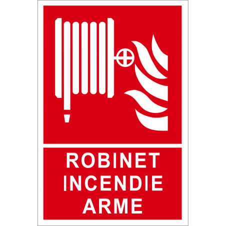 Robinet d'incendie armé