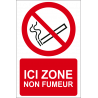 Ici zone non fumeur