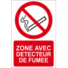 Zone avec détecteur de fumée