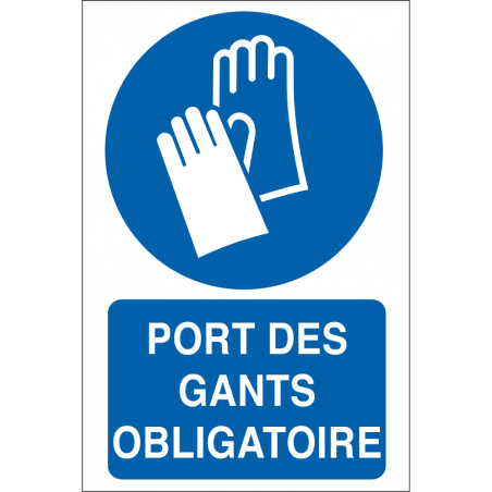 Port des gants obligatoire