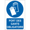 Port des gants obligatoire