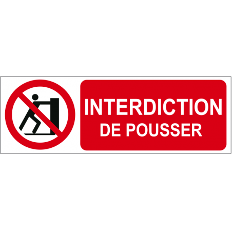 Interdiction de pousser
