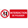 Interdiction de pousser