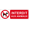 Interdit aux animaux