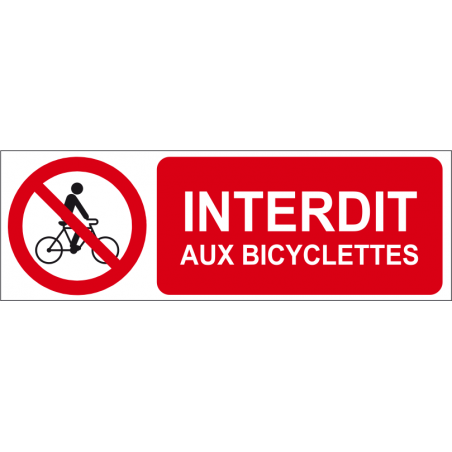 Interdit aux bicyclettes