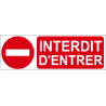 Interdit d'entrer