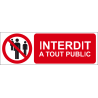 Interdit à tout public