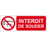 Interdit de souder