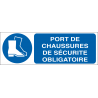 Port de chaussures de sécurité obligatoire