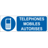 Téléphones mobiles autorisés