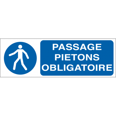 Passage piétons obligatoire