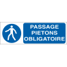 Passage piétons obligatoire