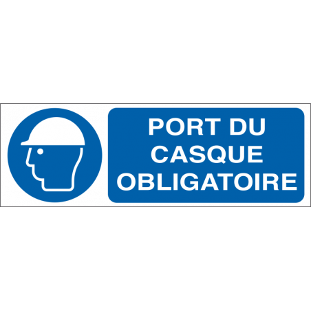 Port du casque obligatoire