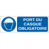 Port du casque obligatoire