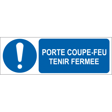 Porte coupe-feu tenir fermée